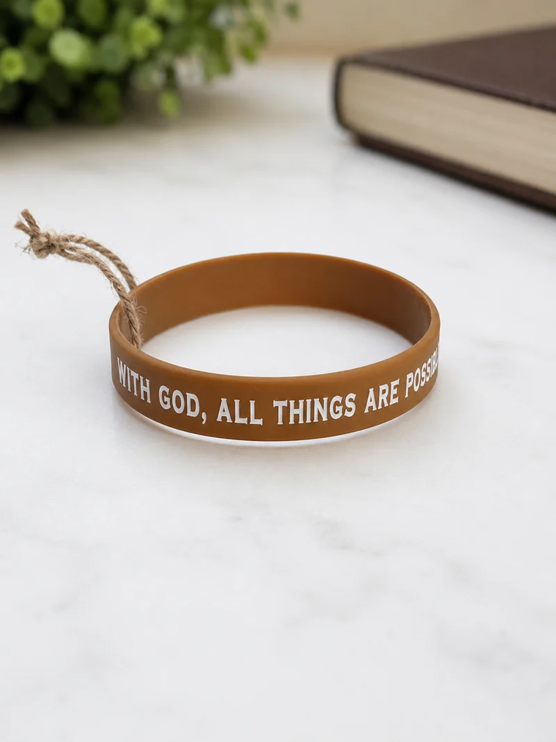 His Spirit Creations Silicone Bracelet V 1042