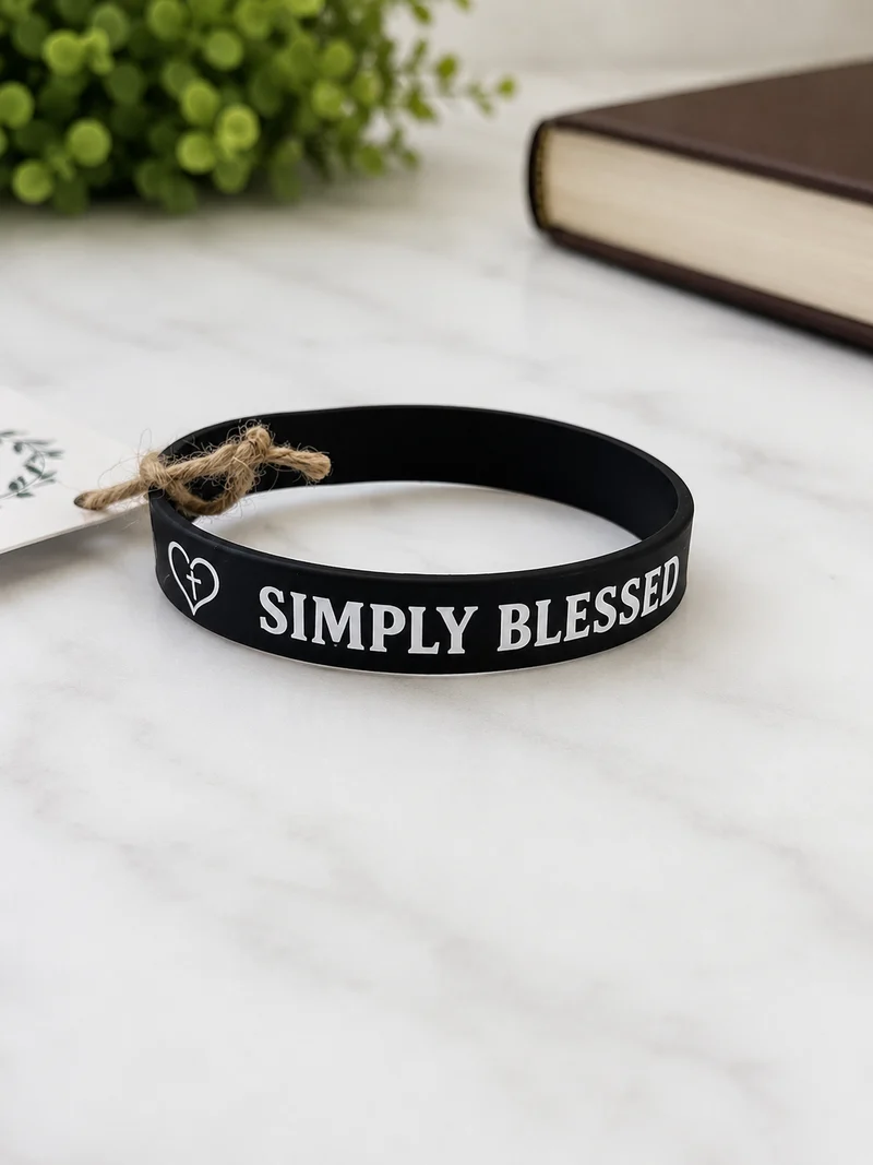 His Spirit Creations Silicone Bracelet V 1042