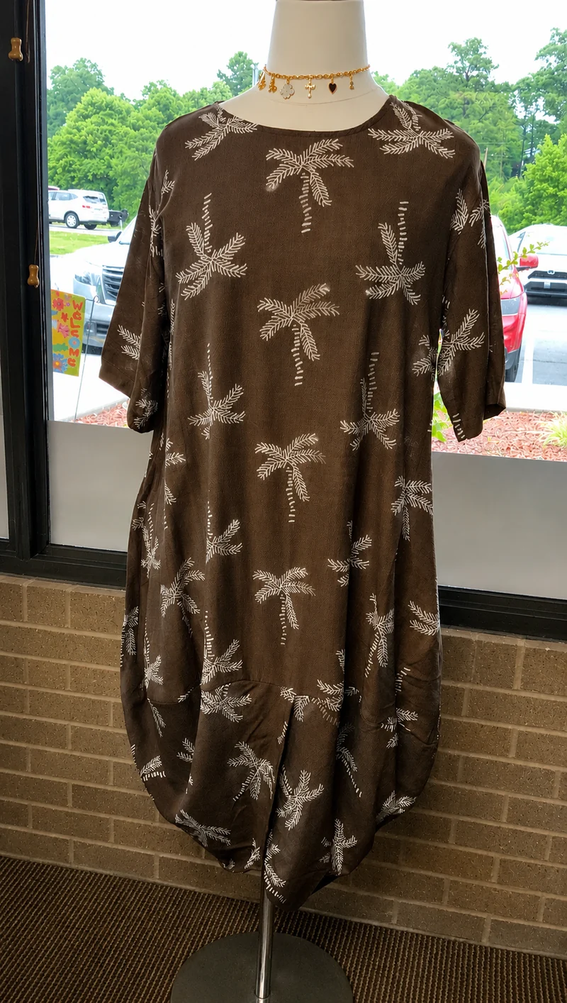 Camille & Co Palm Dress
