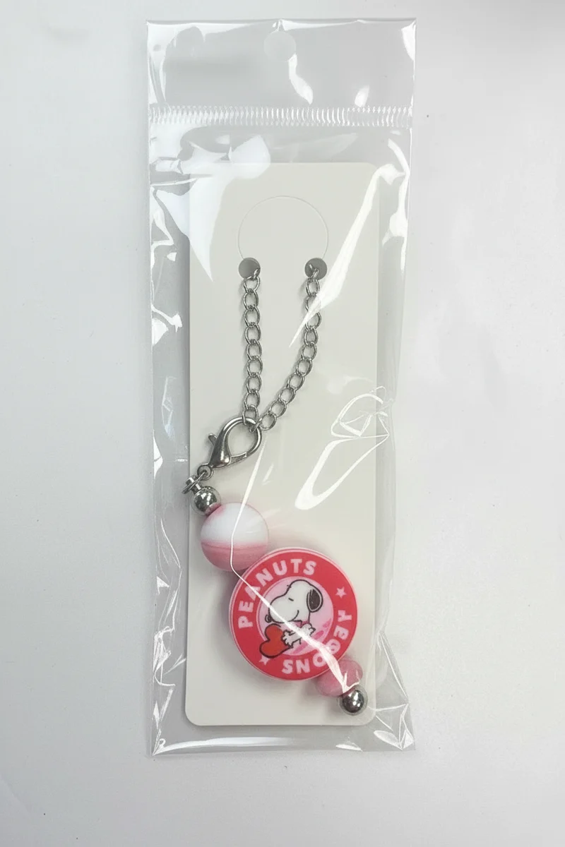His Spirit Creations Snoopy Beaded Cup Charm V 1042