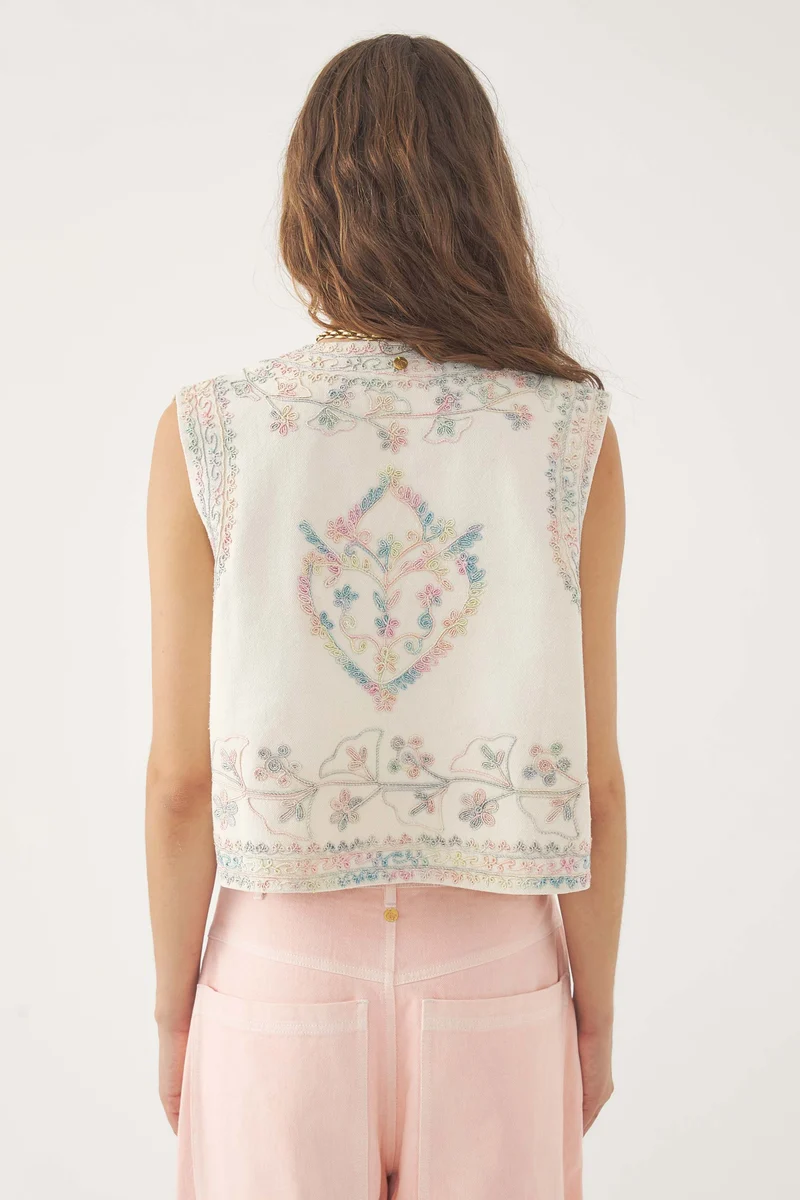 Gilet brodé Alex