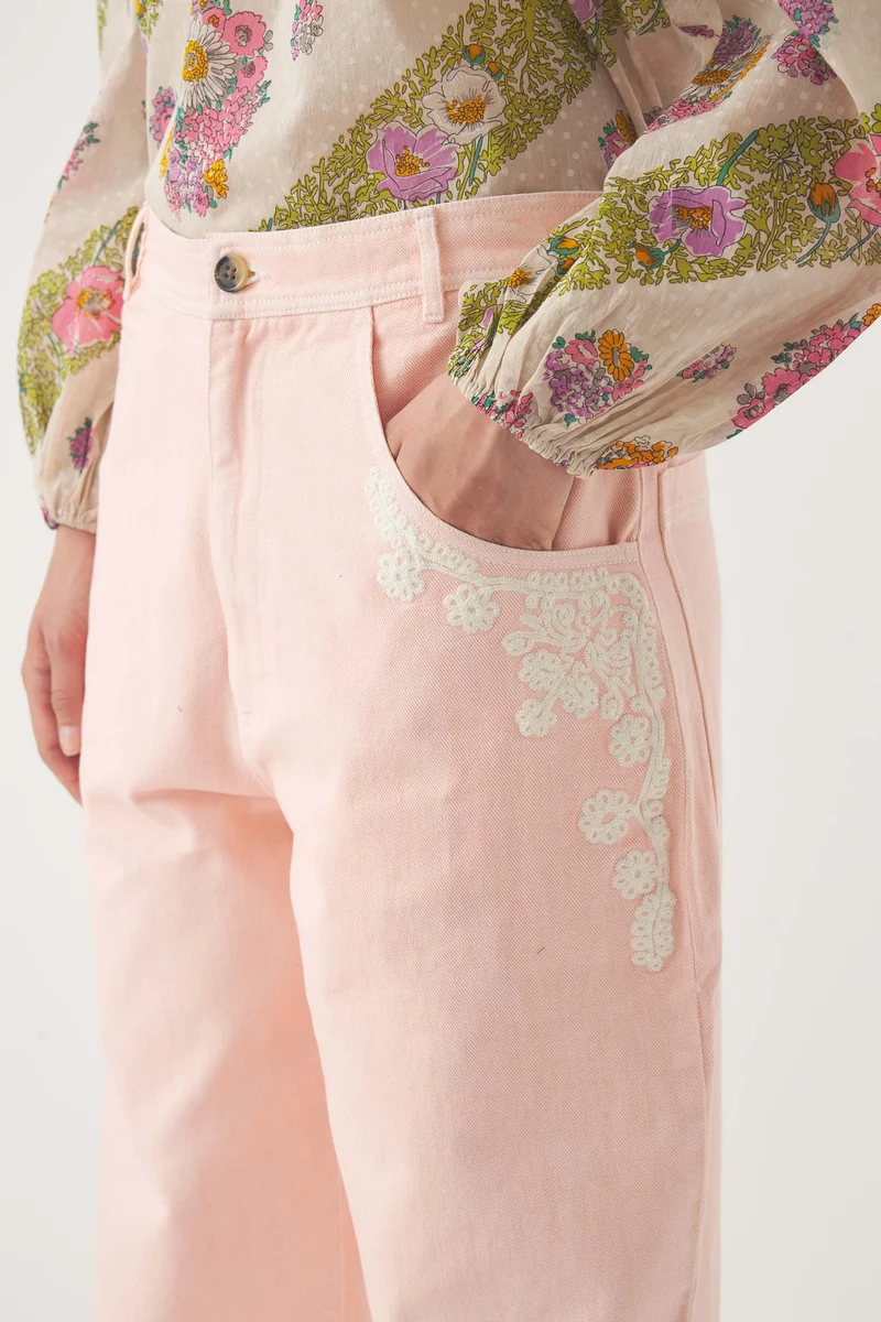 Pantalon brodé Adonis