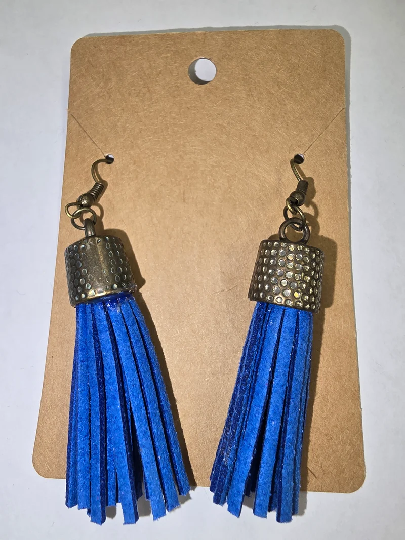 His Spirit Creations Retro Tassle Earrings V. 1042