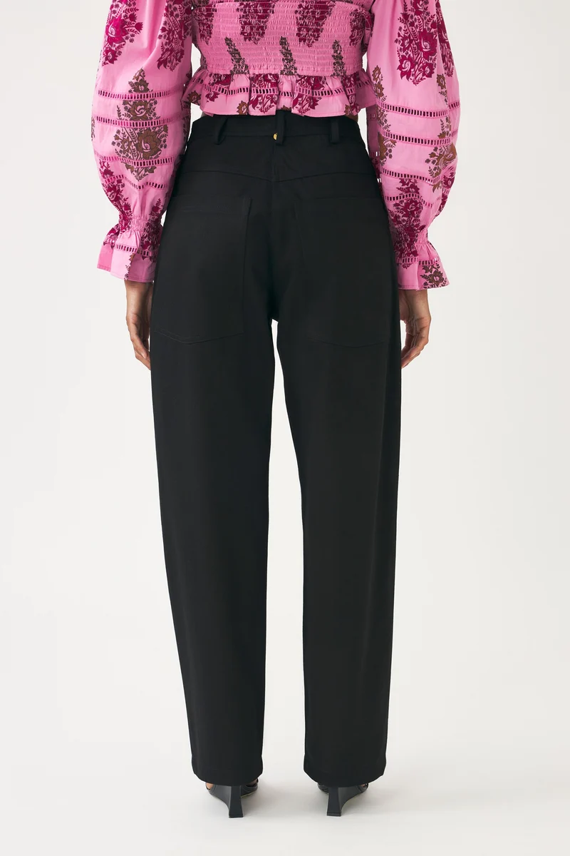 Pantalon oversize brodé Cindy