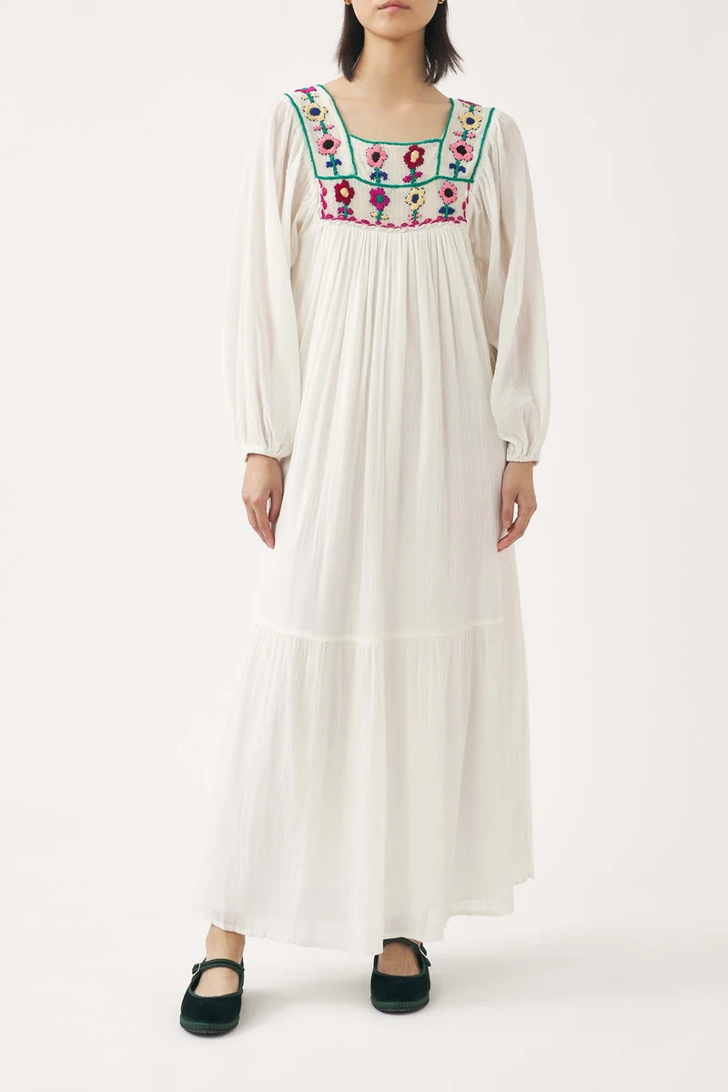 Robe longue crochetée à la main Belinda