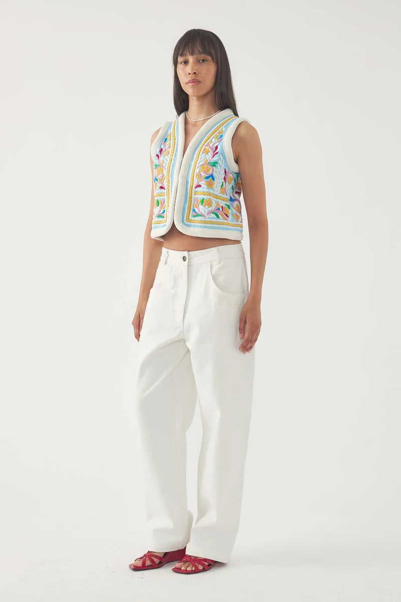 Gilet brodé Hendrix