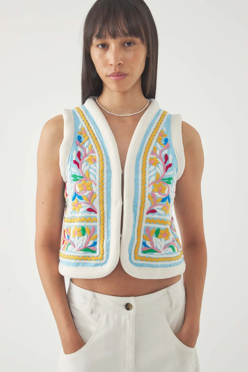 Gilet brodé Hendrix