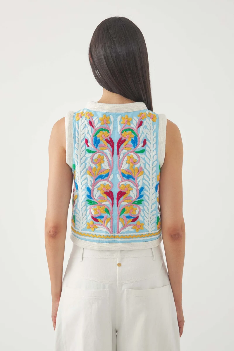 Gilet brodé Hendrix
