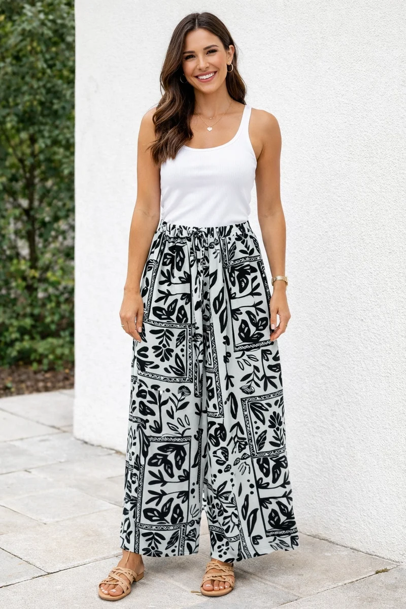 Mile Gabrielle Linique Patchwork pull on pant