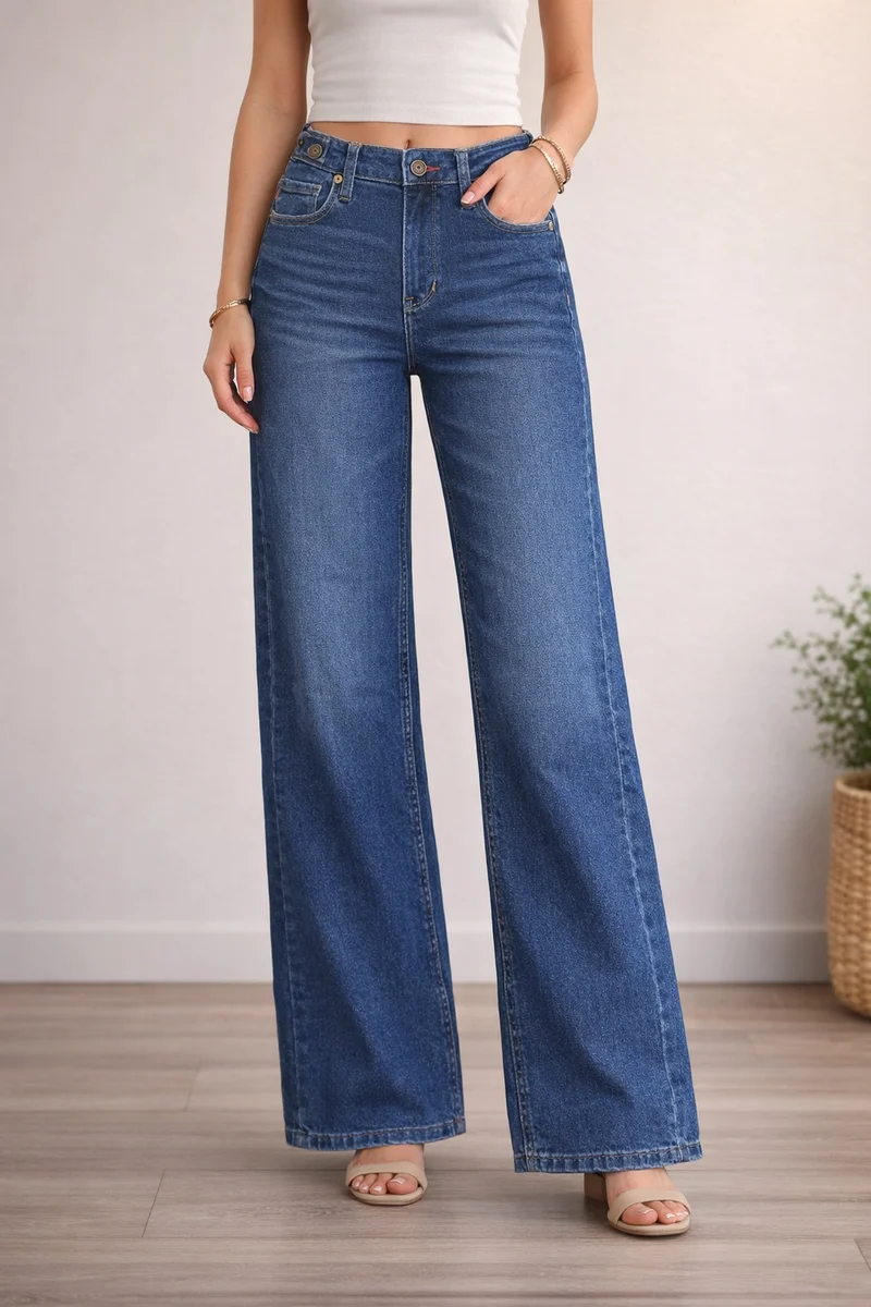 Judy Blue Petite High Waist, Retro Wide Leg