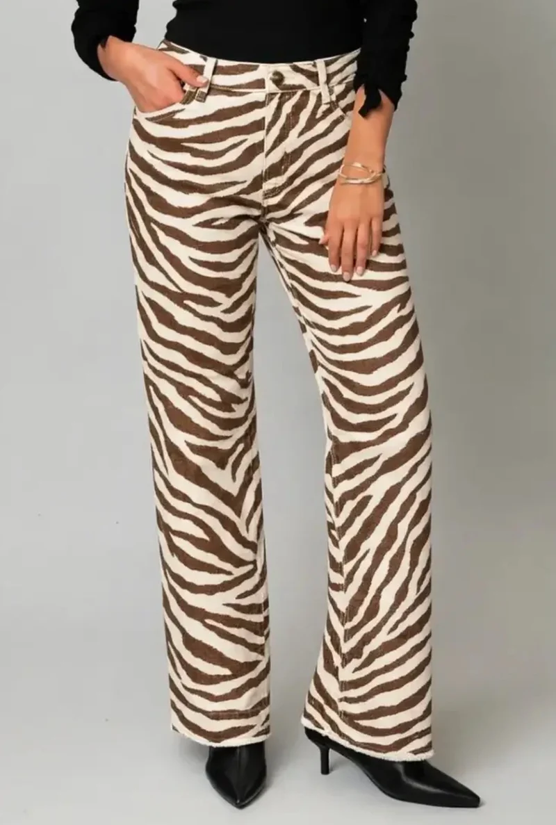 Pine Apparel Inseam Fray Hem Wide Leg Pants