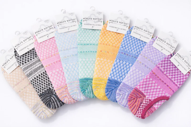 World's Softest Ankle Socks-Weekend Collection (Singles) 6-11