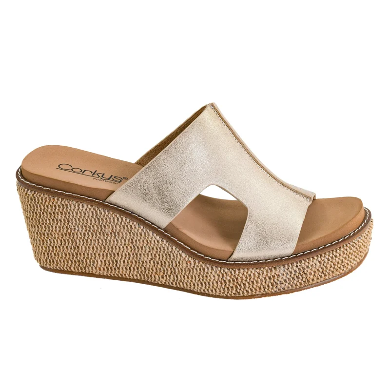 Corkys washed gold metallic Kiss N Tell