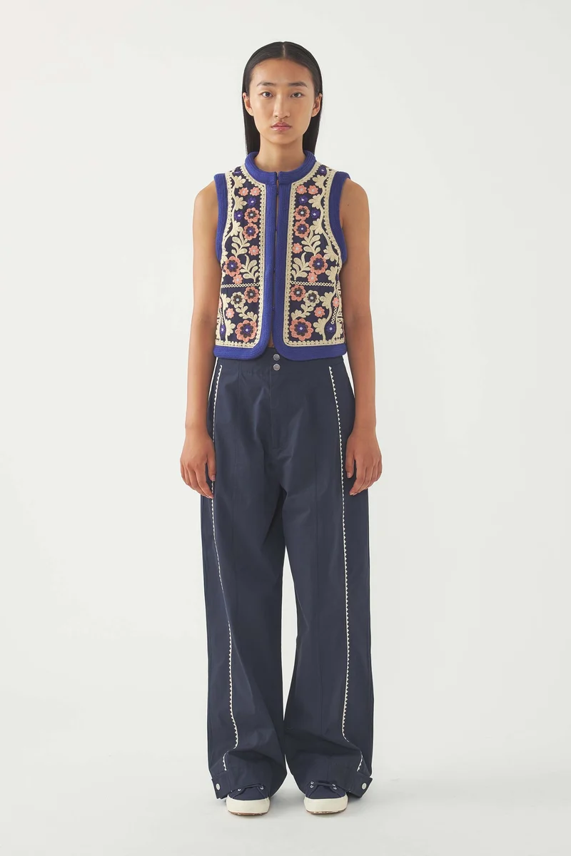 Gilet brodé Ossie