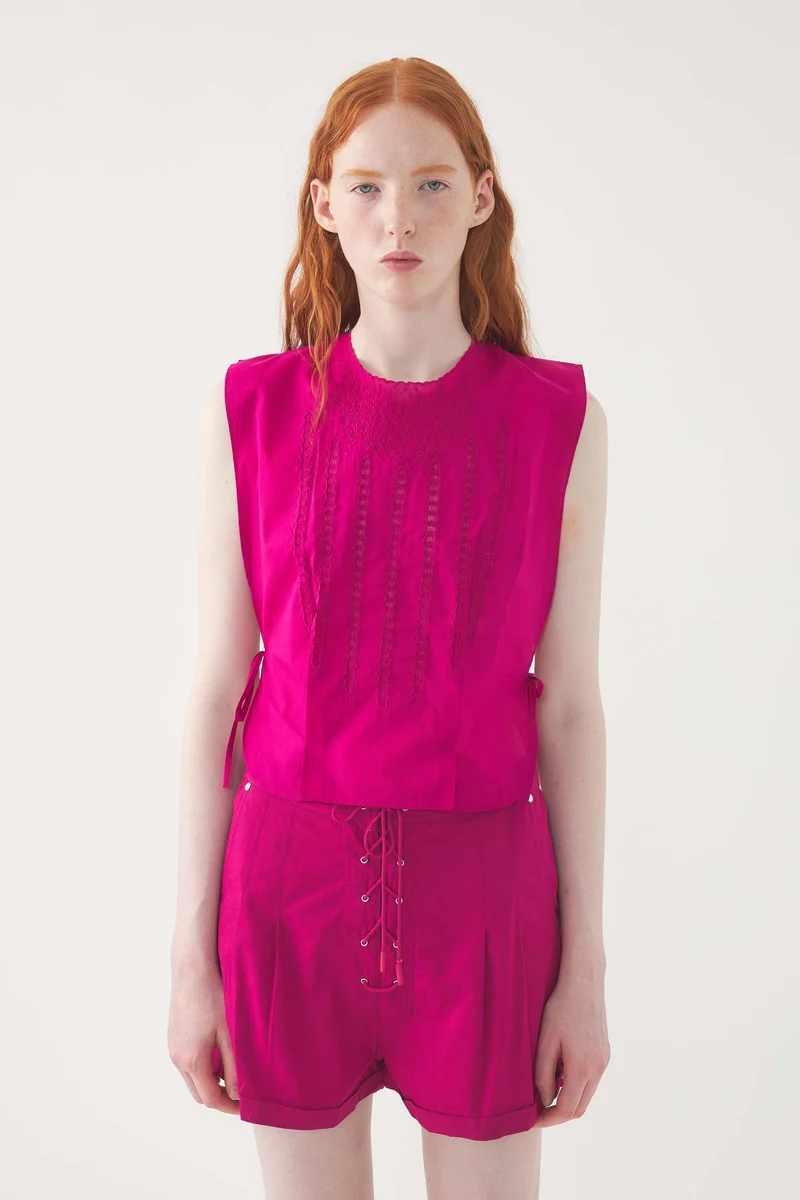 Top brodé Lola