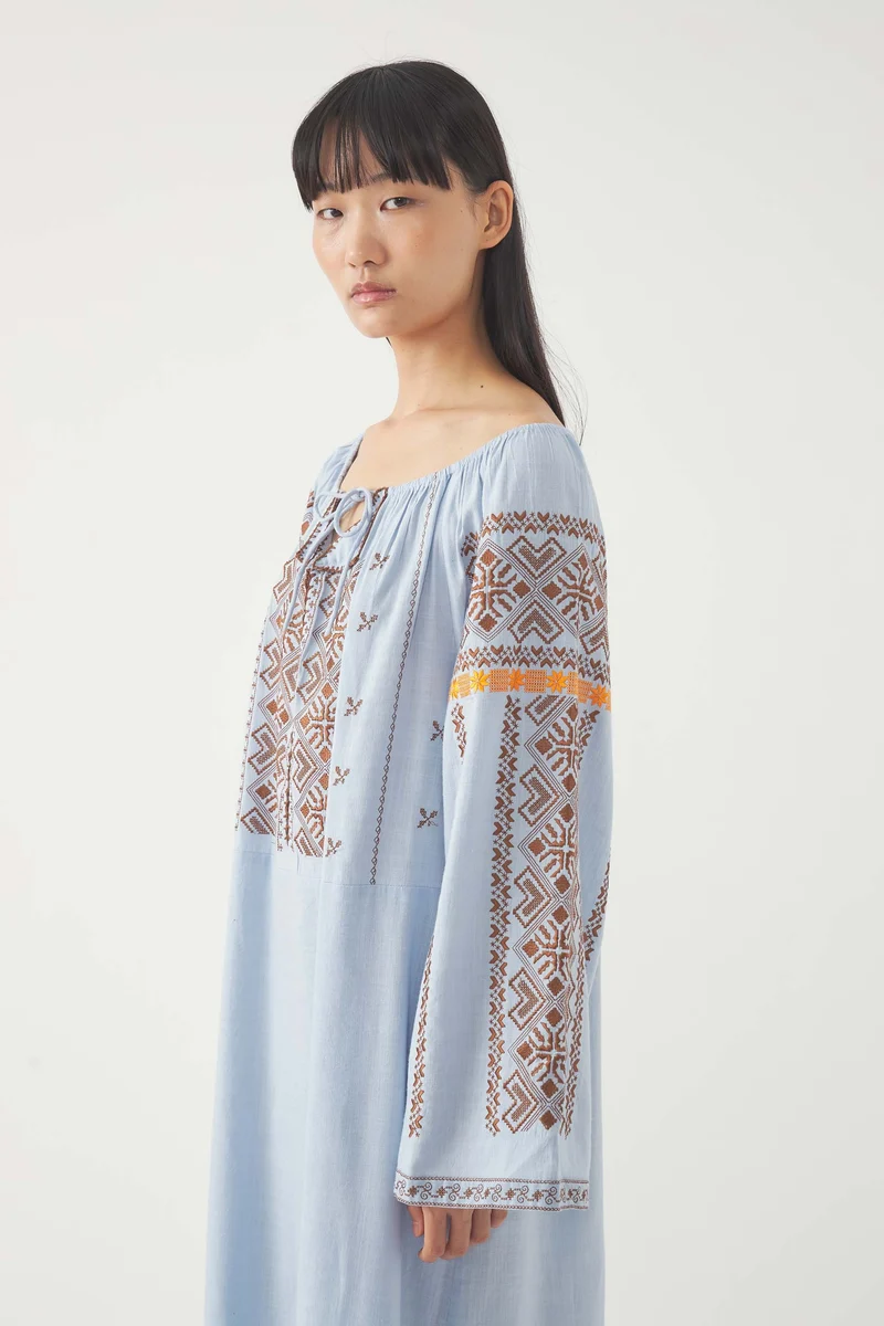 Robe brodée Edna