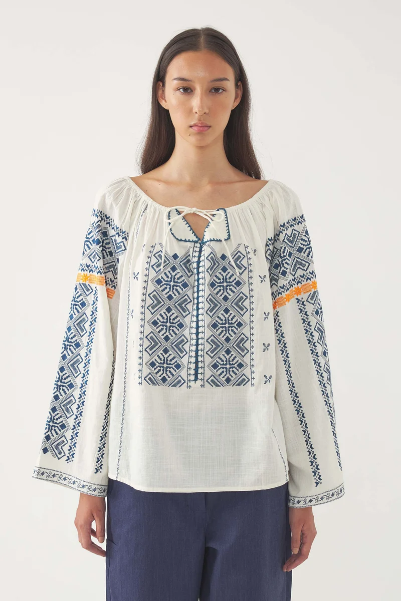 Blouse brodée Edna