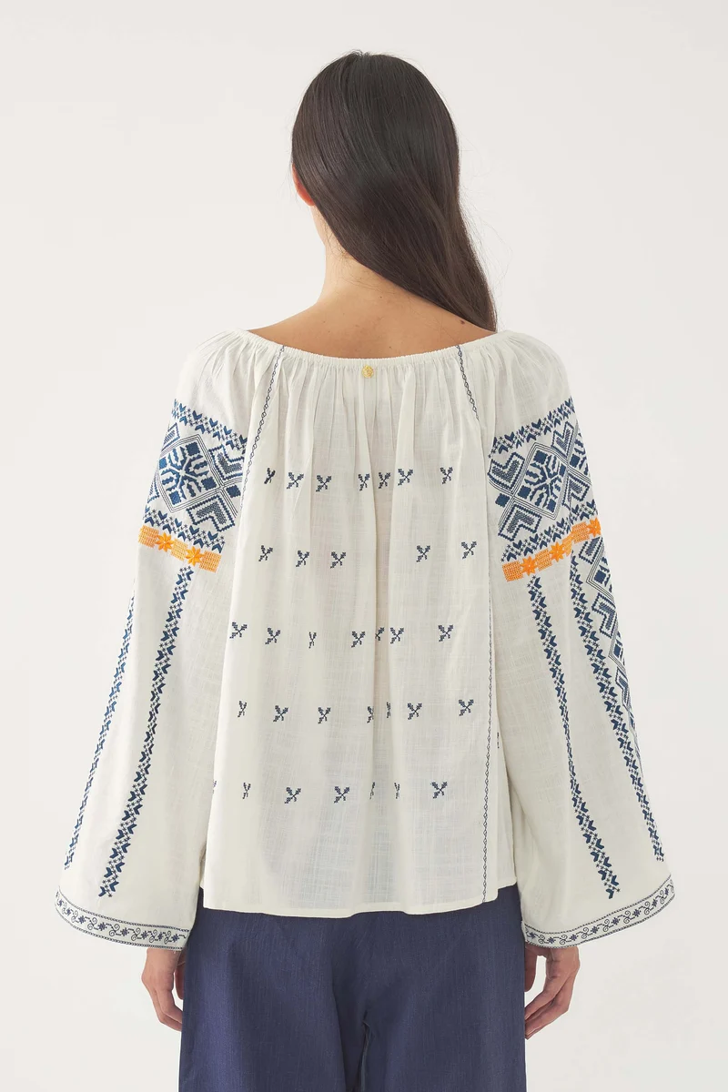 Blouse brodée Edna