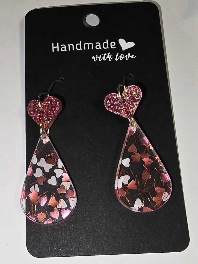 His Spirit Creations Various Acrylic Earrings. V. 1042