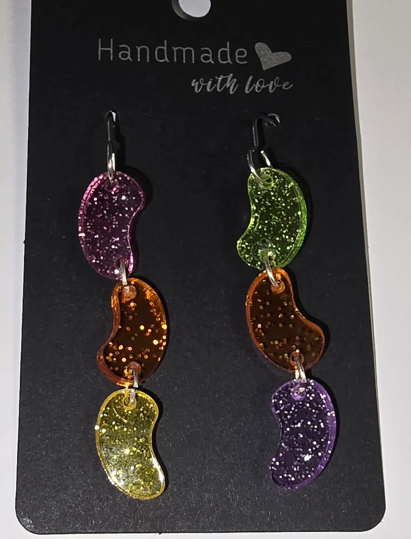 His Spirit Creations Various Acrylic Earrings. V. 1042