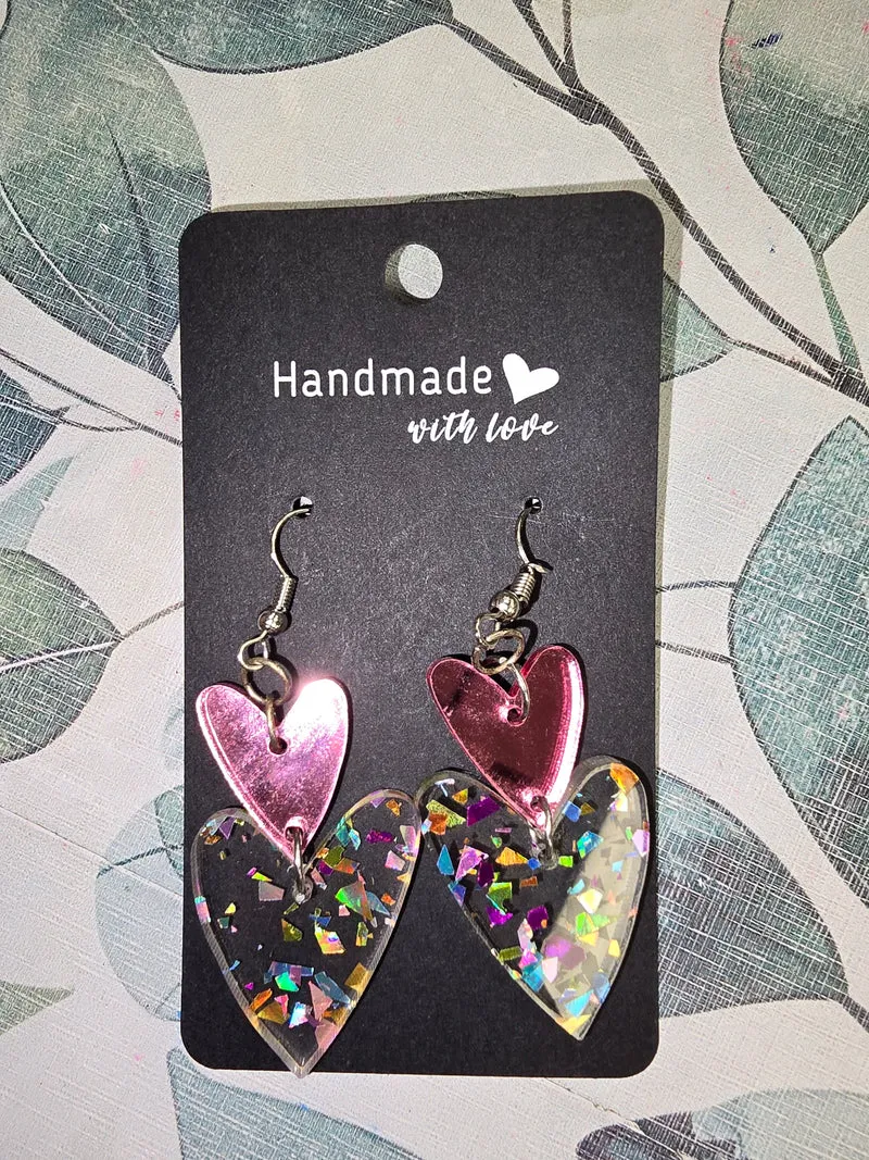 His Spirit Creations Assorted Acrylic Earrings V. 1042