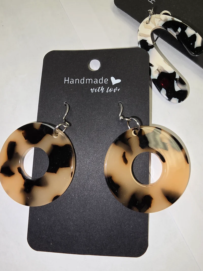 His Spirit Creations Assorted Acrylic Earrings V. 1042