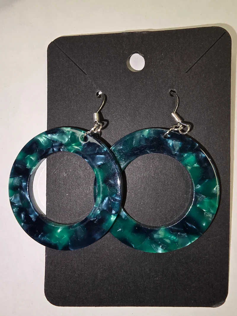 His Spirit Creations Assorted Acrylic Earrings V. 1042