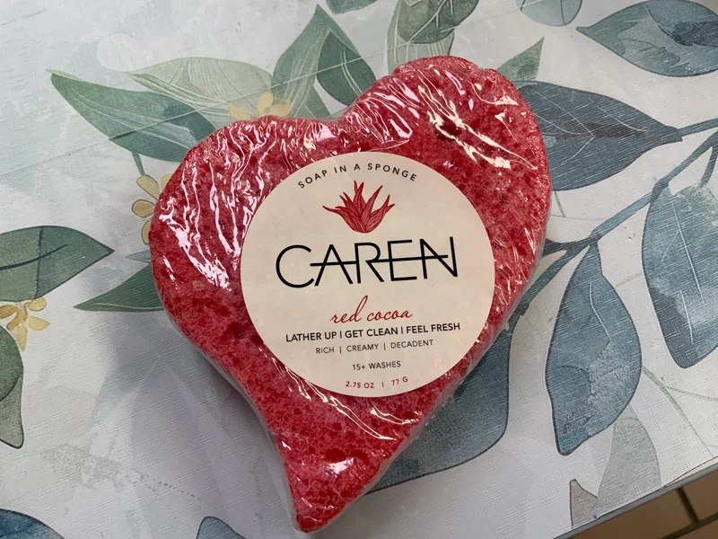 Caren Red Cocoa shower soap