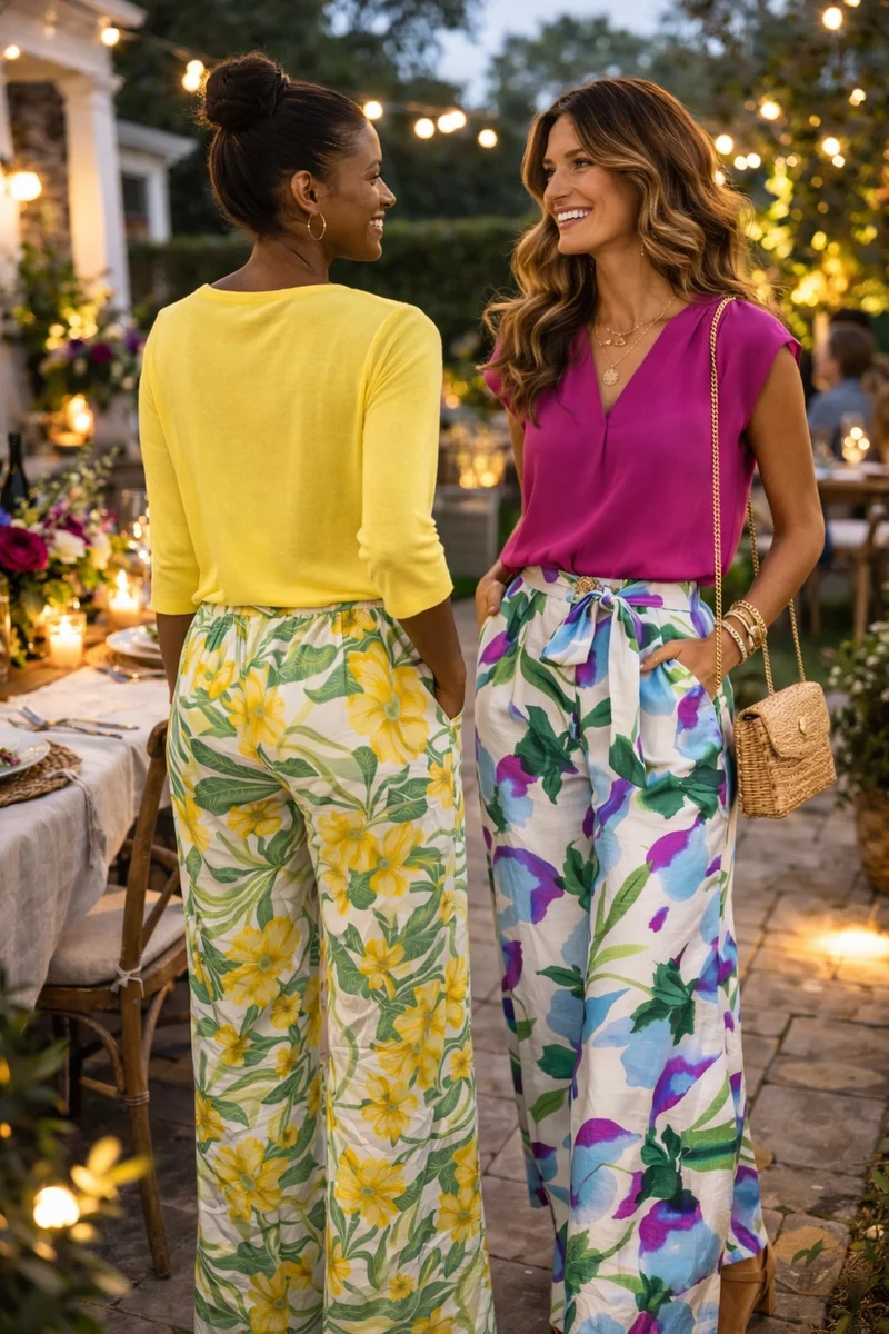 Pine Apparel Linique Pull On Wide Leg Pant