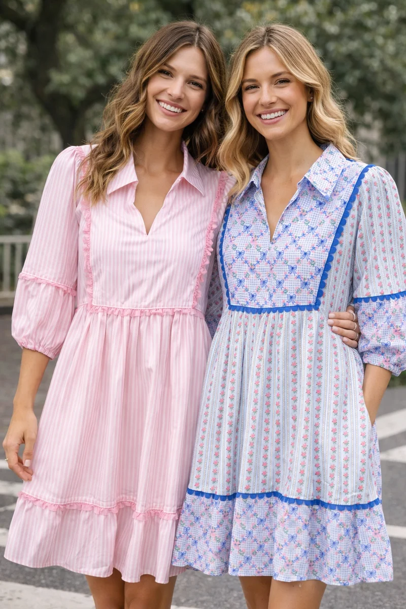 Simply Southern CSTL Patchwork Dress