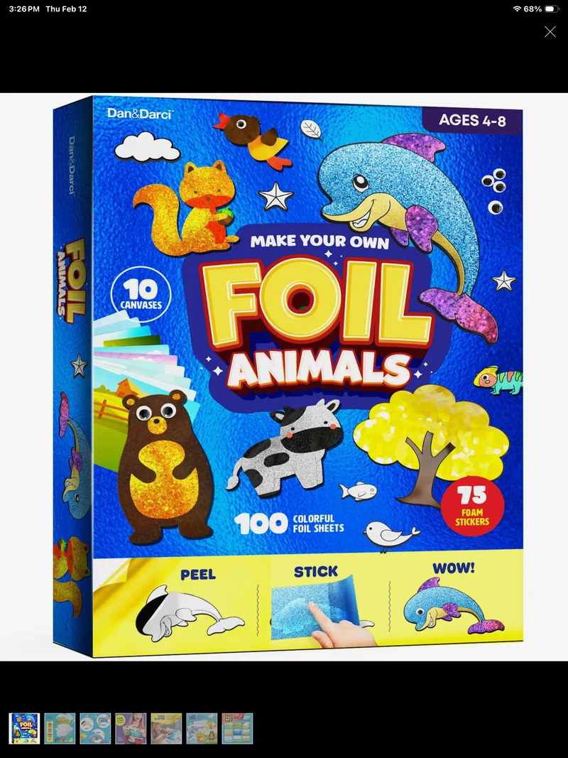 Dan and Darci foil animals