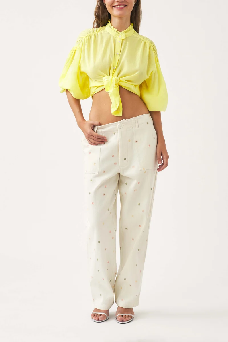 Chemisier en voile de coton Anna