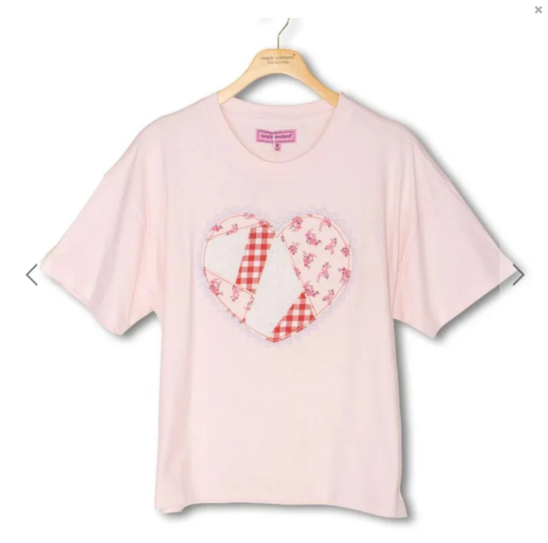 Simply southern love heart tee