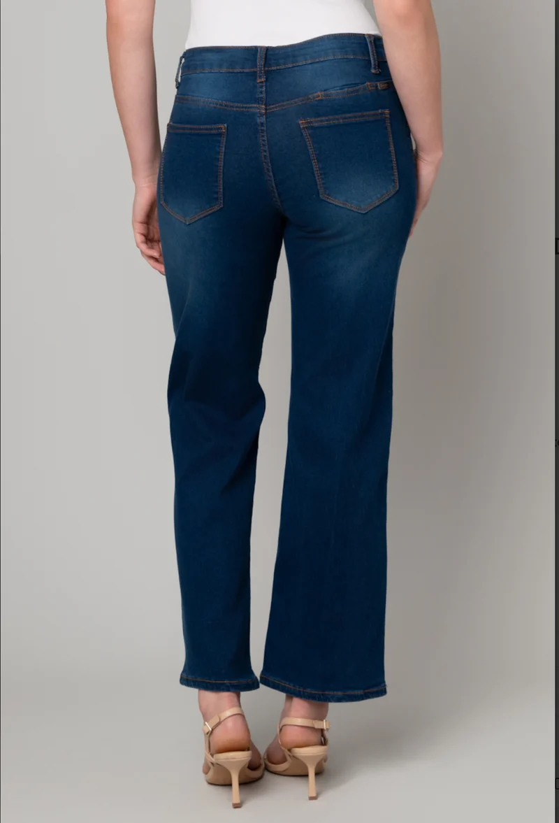 Heart of Pine Stretch Denim Straight Leg Jean