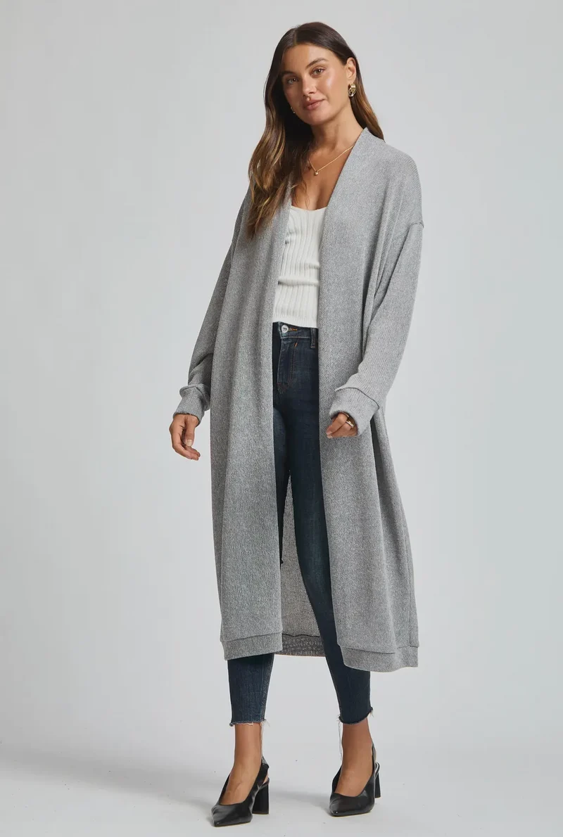 Dear Scarlett Relaxed Long Cardigan