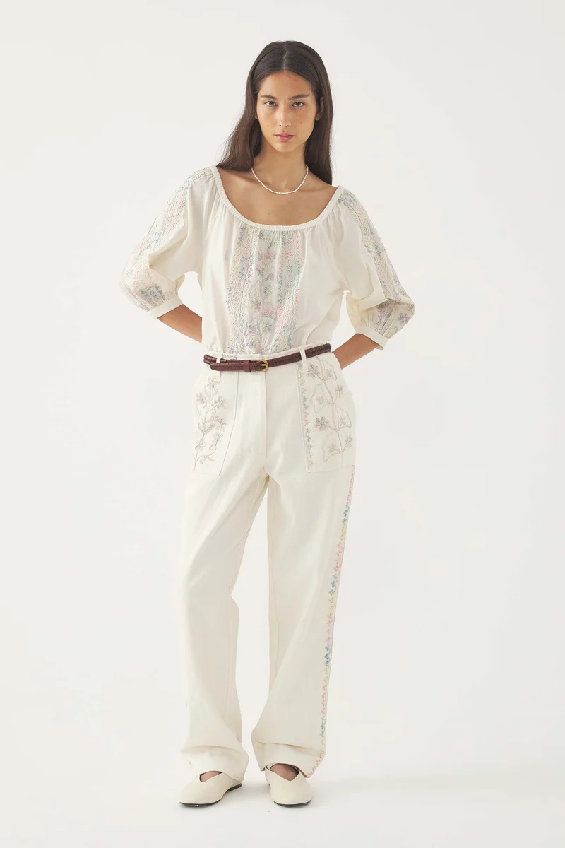 Blouse brodée Alex