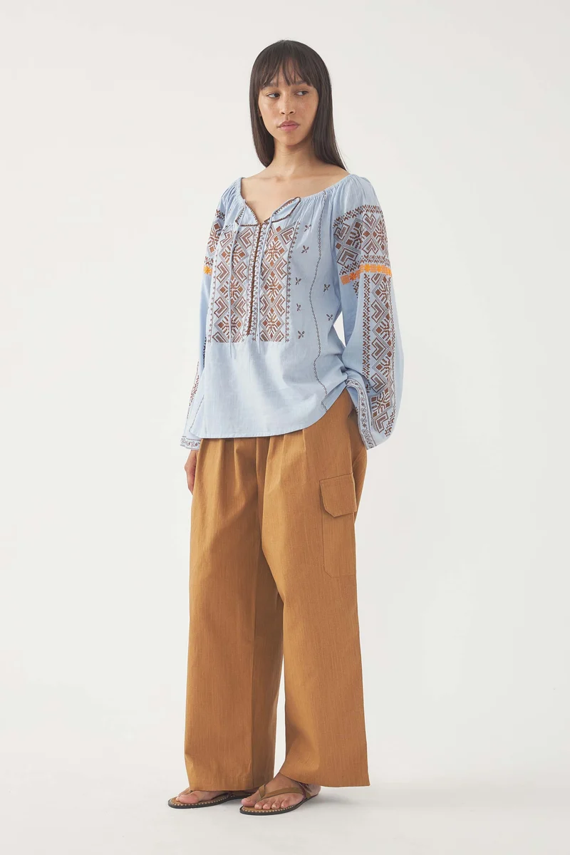 Blouse brodée Edna