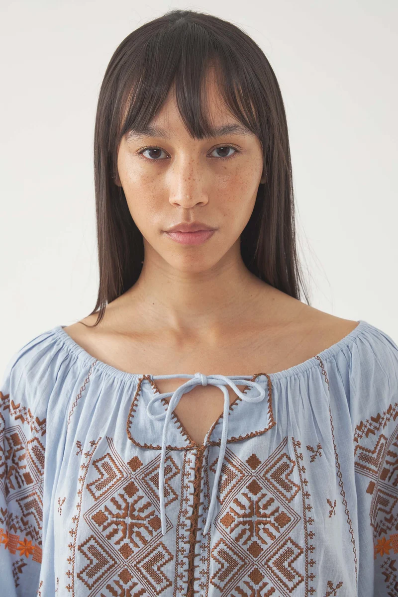 Blouse brodée Edna
