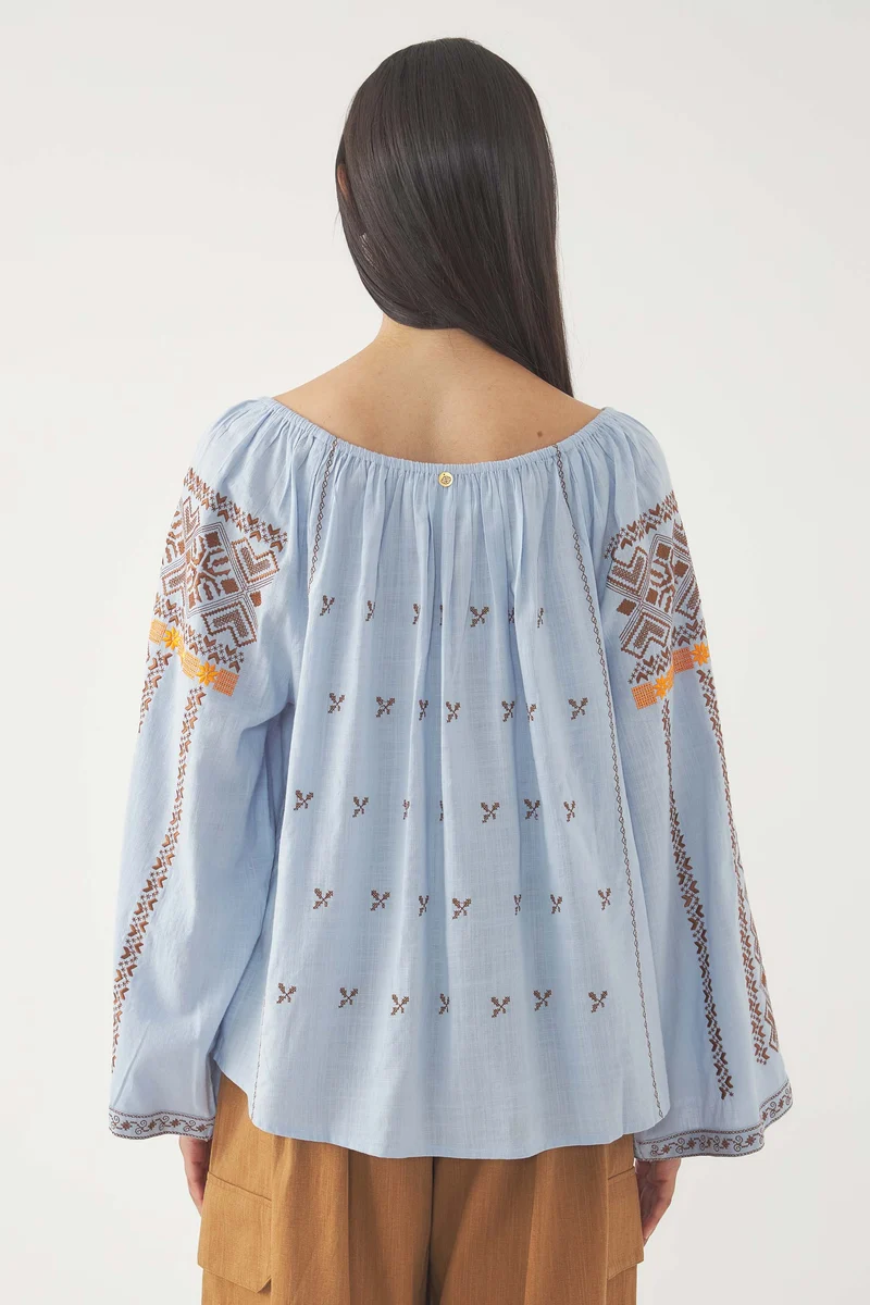 Blouse brodée Edna