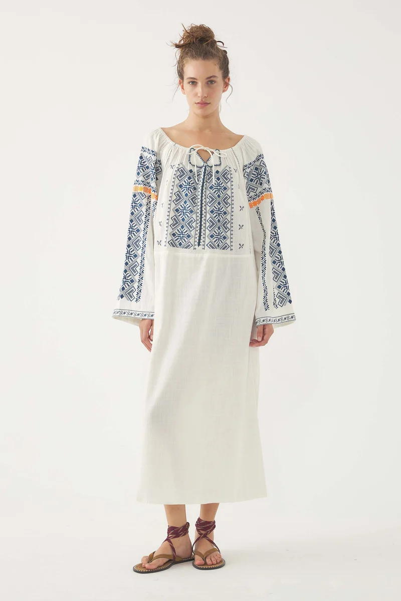 Robe brodée Edna