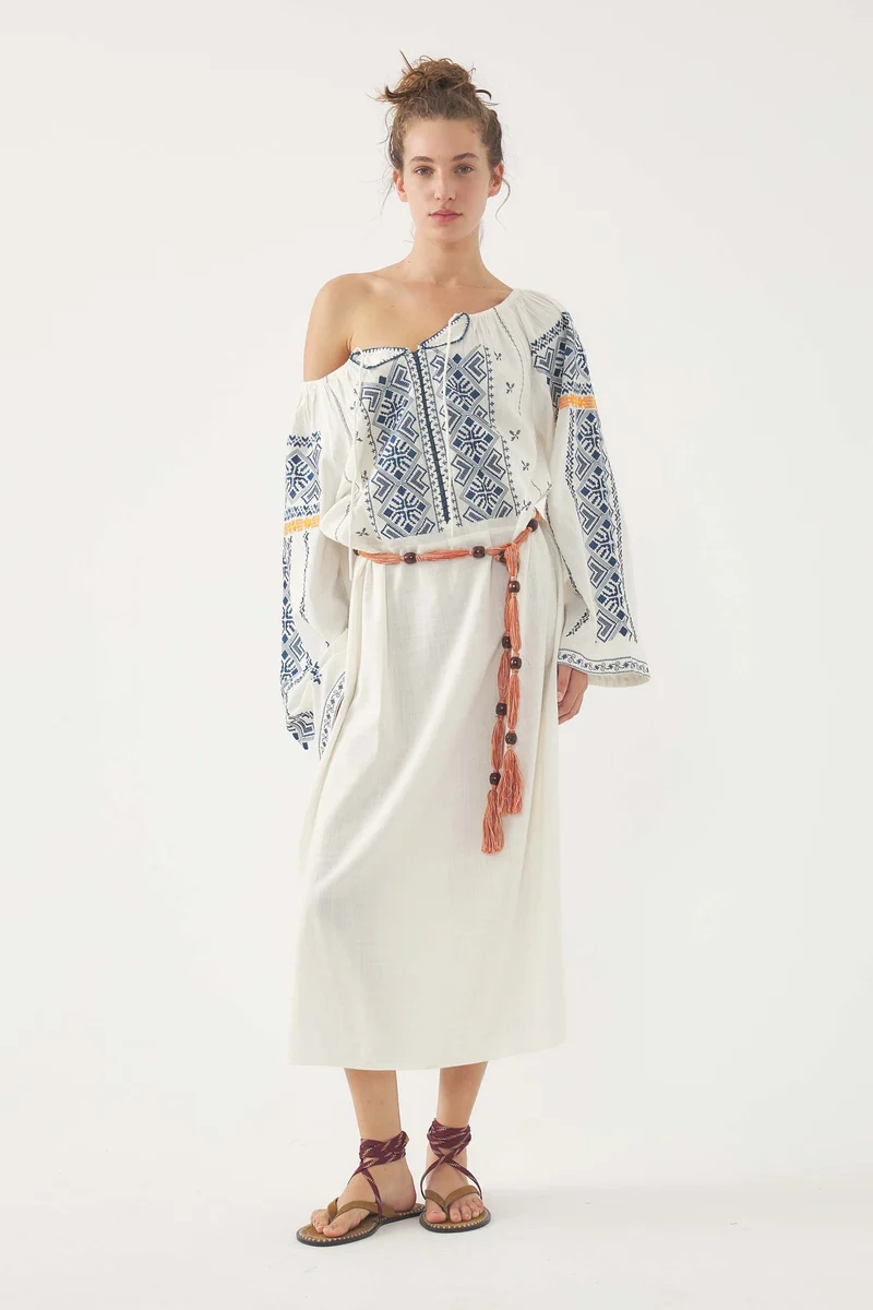 Robe brodée Edna