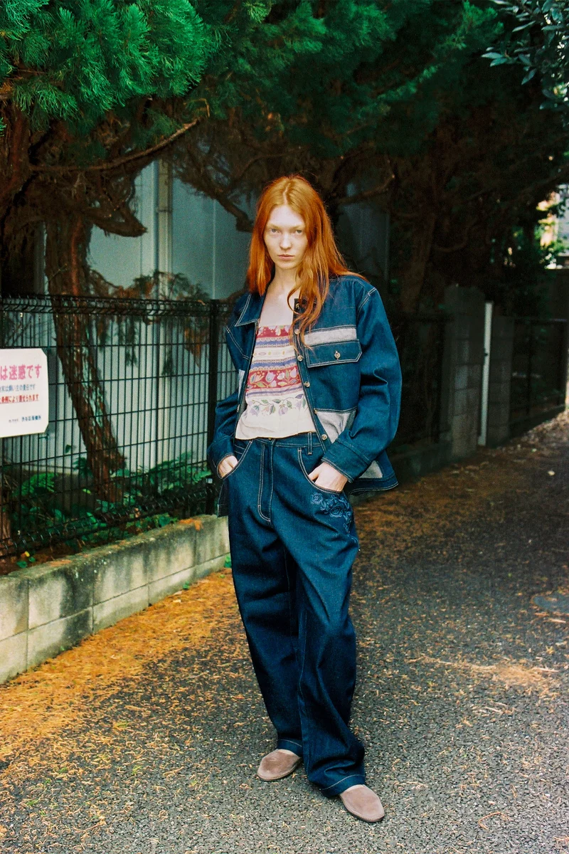 Pantalon brodé Randy