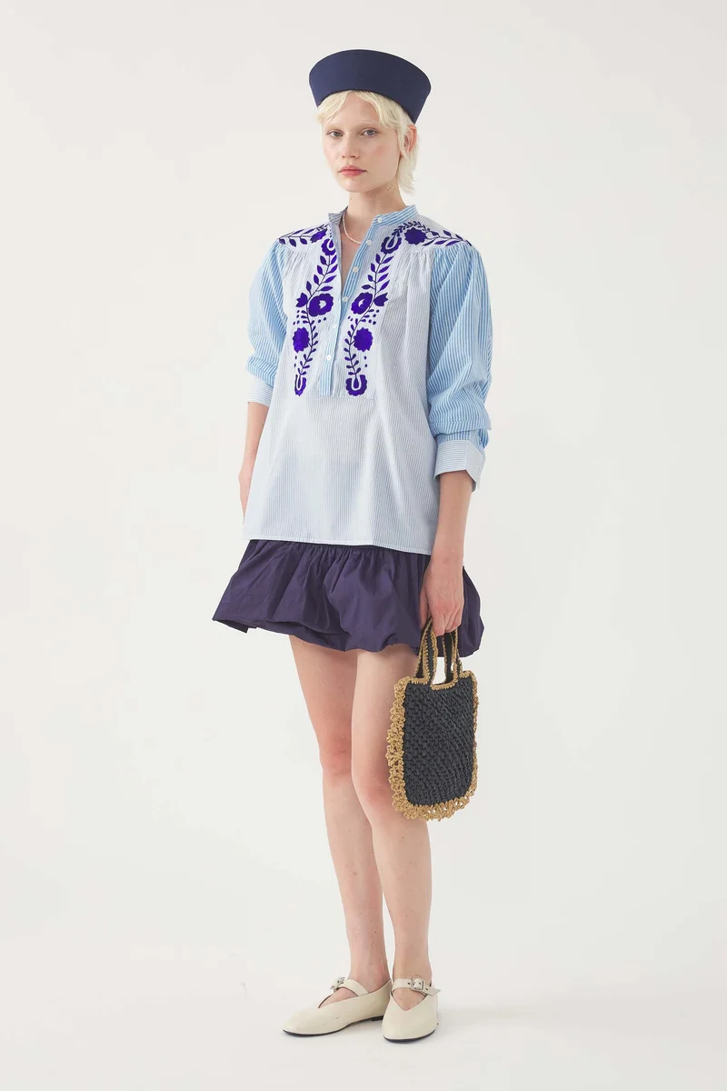 Blouse brodée Tamir