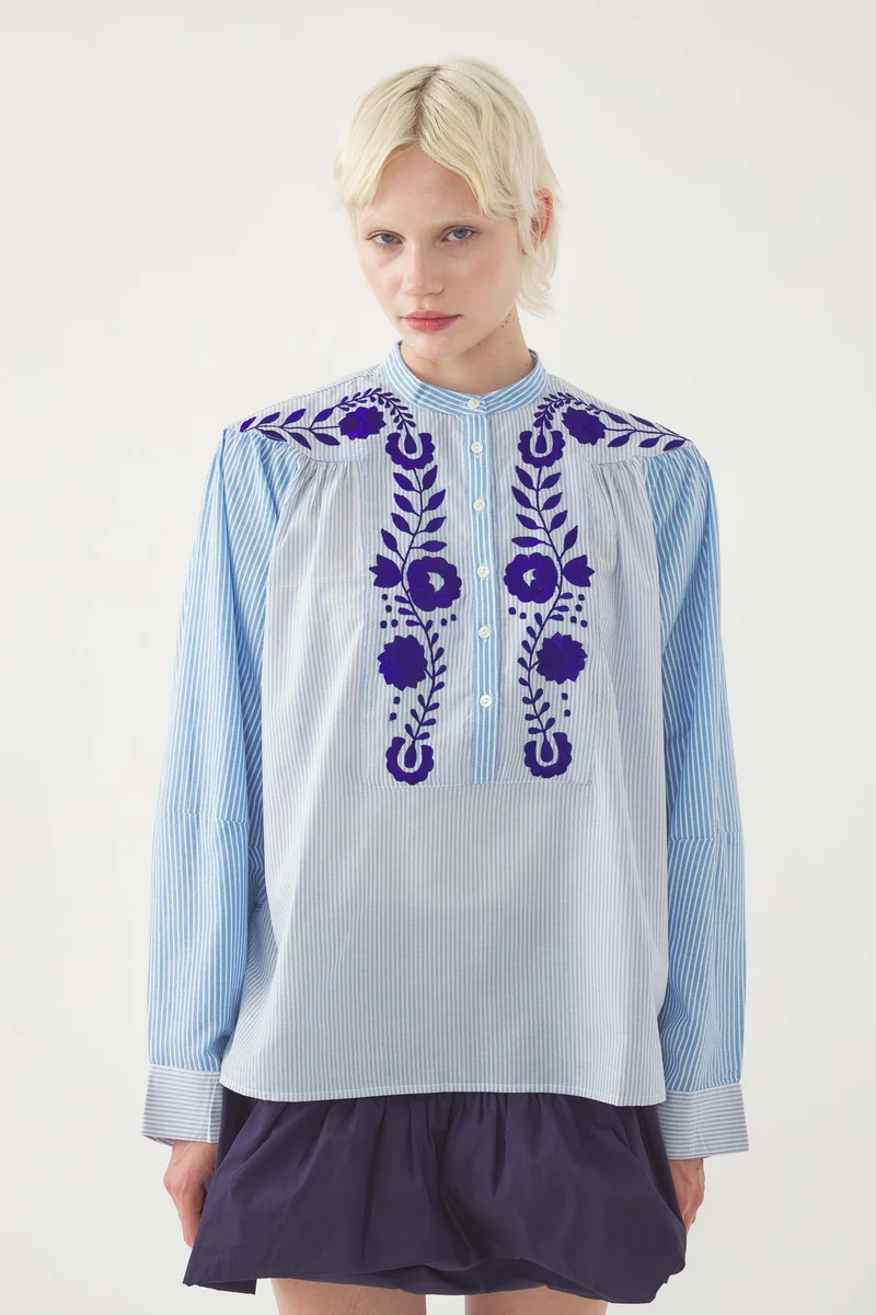 Blouse brodée Tamir