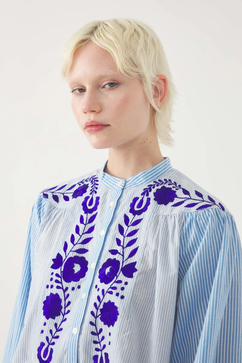 Blouse brodée Tamir