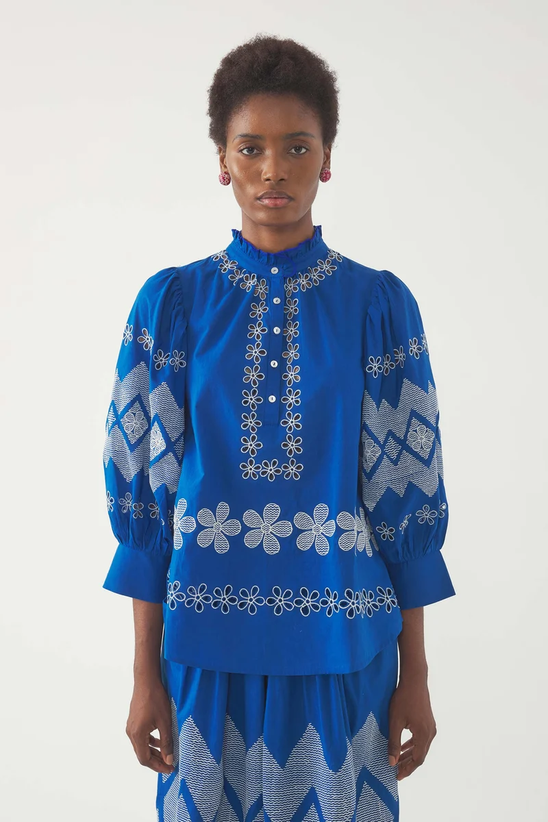 Blouse brodée Tolede