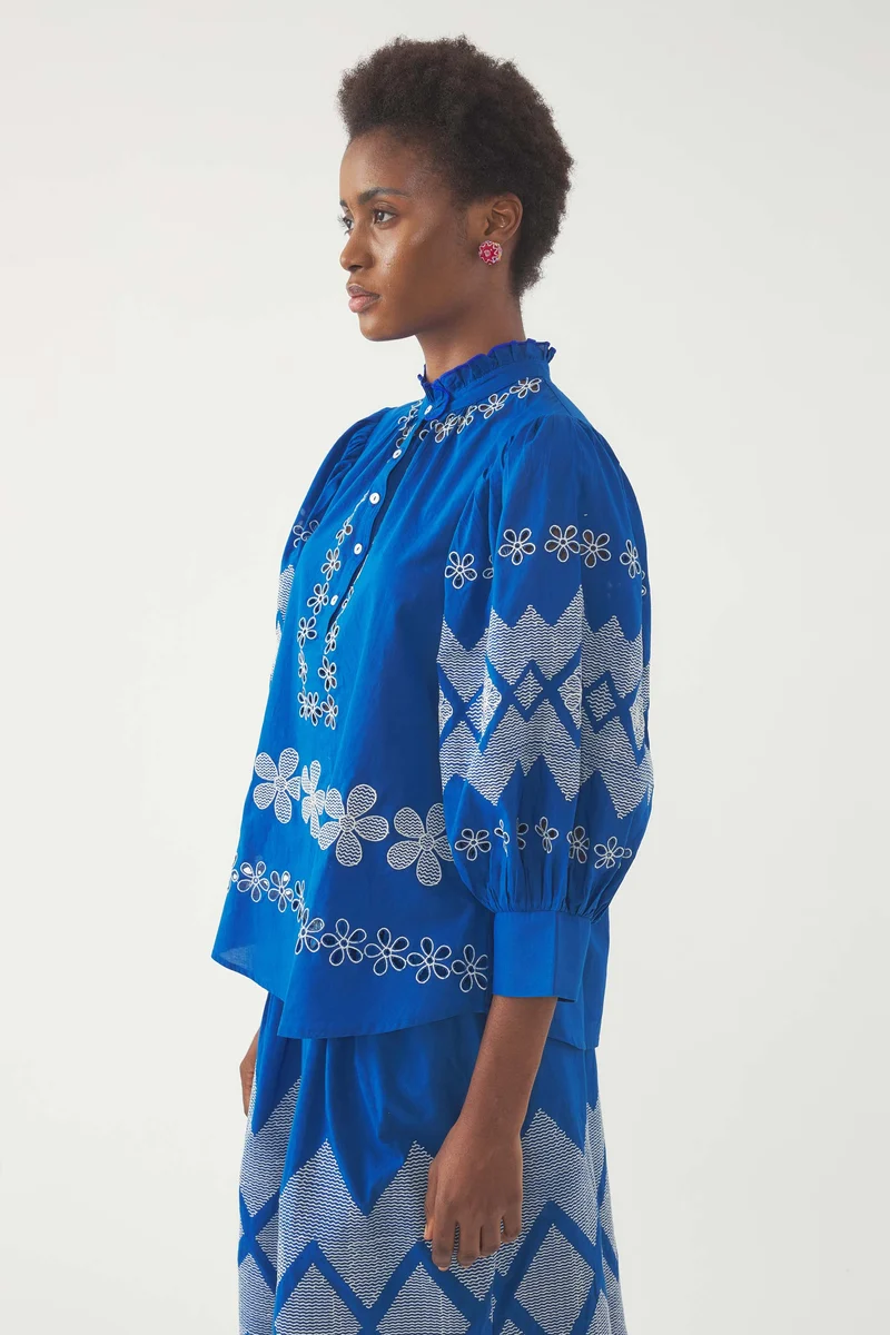Blouse brodée Tolede