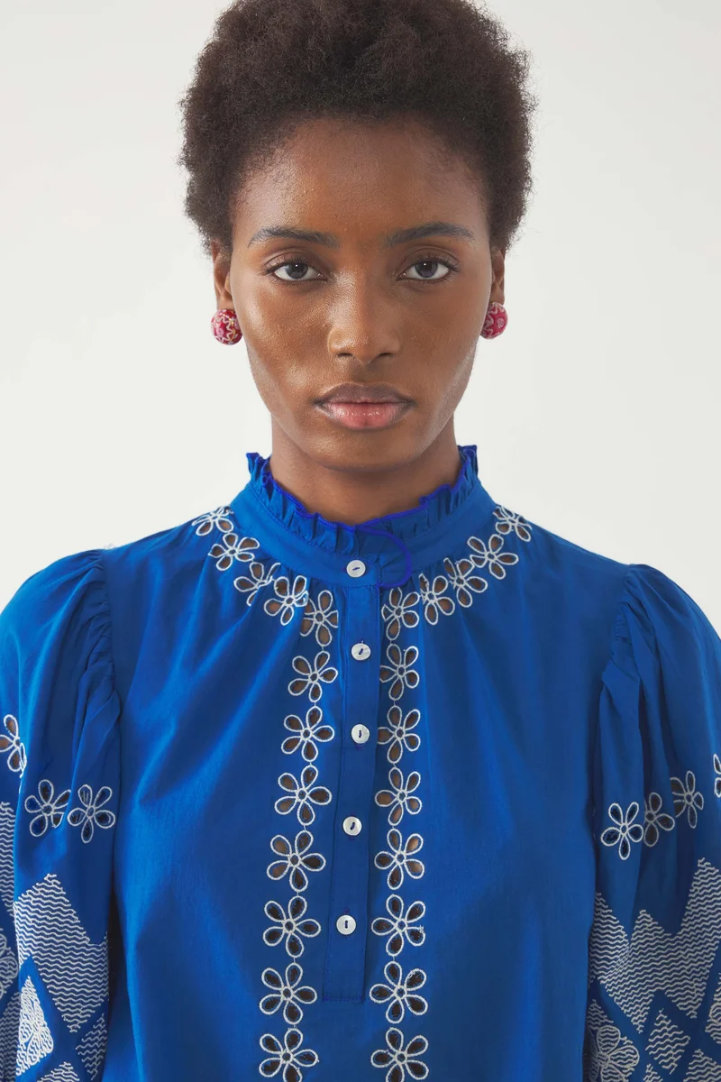 Blouse brodée Tolede