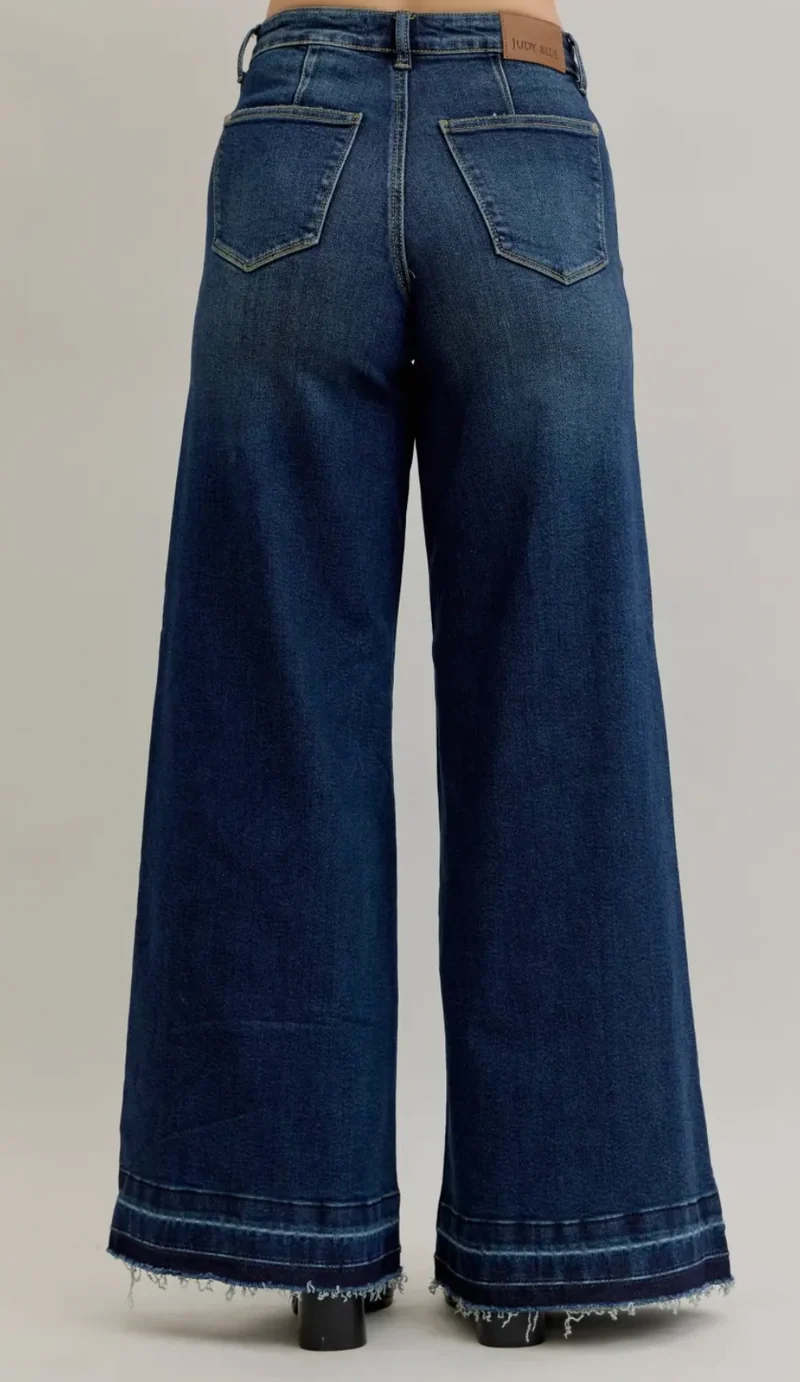 Judy Blues High Waisted Front Pocket Palazzo
