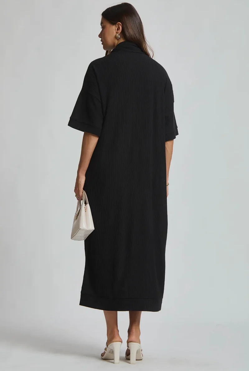 Dear Scarlett Relaxed Fit Ribbed Maxi Dress